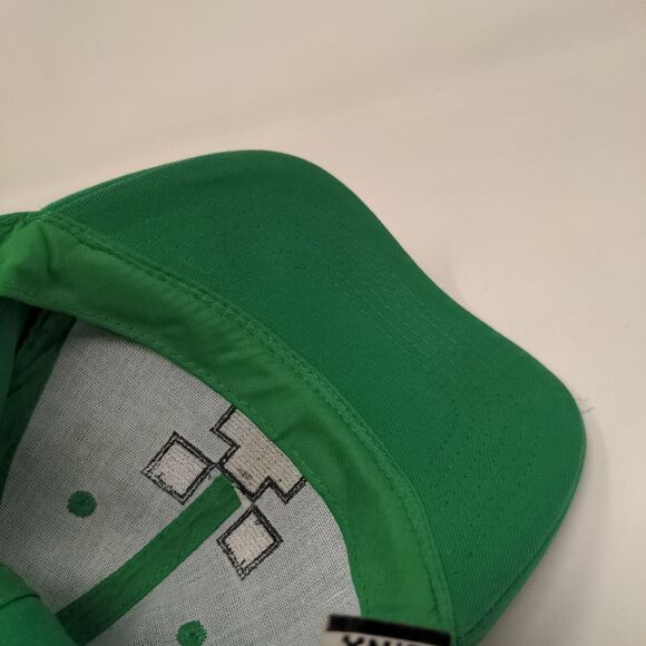 Minecraft Creeper Face Snapback Hat Green One Size Adjustable Embroidered Jinx - Picture 7 of 9